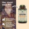 ASHWAPRO by naturalie | High-Dose Ashwagandha Capsules | 5-Fold Complex | 120 Capsules in a Glass Jar | Independently Lab-Tested | Vegan, No Unnecessary Additives view 4