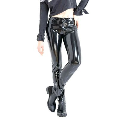 Custom-Made Latex Rubber Jeans Leggings Catsuit