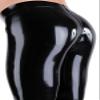 Men's Rubber Skinny Latex Leggings, 3D Cut, Customizable view 4