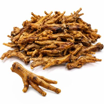 Dried Chicken Feet for Dogs, 25 Count, Lucze