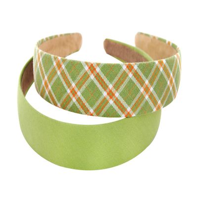 AXY Classic Vintage Headbands, 2-Piece Set, Women's, HRKD1 - Green