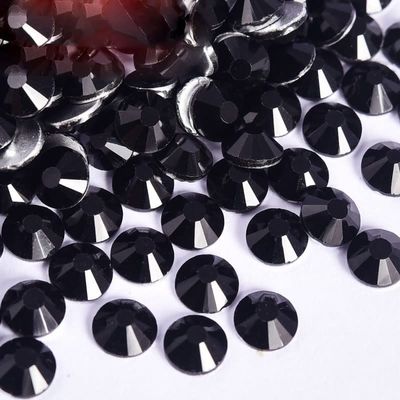 SS3–SS30 Jet Hematite Nail Art Flat-Back Rhinestones, F0246-SS20, 1,440 Pieces