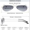 Lanomi Pilot Bifocal Reading Glasses for Men and Women, Metal Frame, Blue-Light Filter, UV400, Silver/Grey view 2
