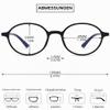 VEVESMUNDO Round Retro Blue Light Blocking Reading Glasses for Women and Men, 3-Piece Set, +1.0 view 2