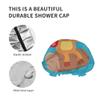 Reindeer Shower Cap with Cute Cartoon Design view 3