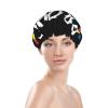 Proud Autism Mom Awareness Reusable Long Hair Shower Cap view 3