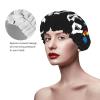 Proud Autism Mom Awareness Reusable Long Hair Shower Cap view 4