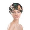 Mushroom, Snail & Butterfly Pattern Reusable Shower Cap view 3