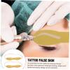 FRCOLOR 30-Piece Reusable Eyebrow Practice Skin with Headband view 2