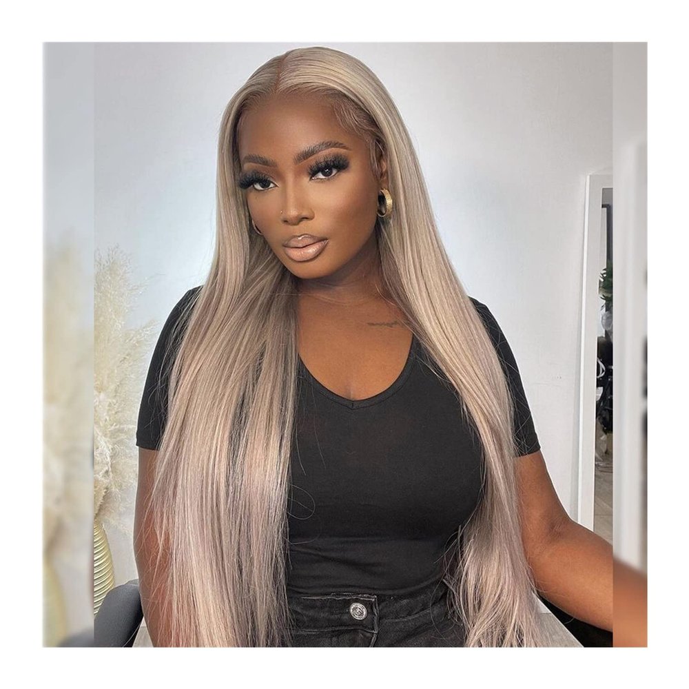 #P18/613 Brazilian Human Hair 13x4 Lace Front Wig, 8–32 in, Long Straight Remy Hair
