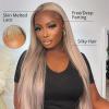 #P18/613 Brazilian Human Hair 13x4 Lace Front Wig, 8–32 in, Long Straight Remy Hair view 3