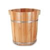 FLBT Natural Fir Wood Foot Bath Bucket with Lid view 2