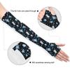 GAIREG Farm Goose Chicken Arm Sleeves for Women, Cooling Sun Protection, Gardening Sleeves, Cute Cat Space Star view 3