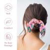 Elastic Hair Ties with Dinosaur Pattern, Dog, Bunny Ear, Bow, Knot, Velvet, 6-Pack view 2