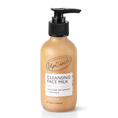 UpCircle Cleansing Face Milk with Aloe Vera + Oat Powder, 120 ml – Vegan & Cruelty-Free