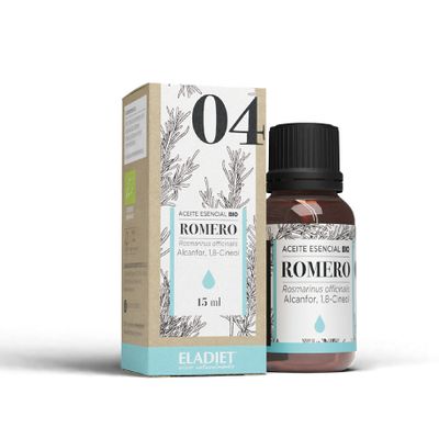 Organic Rosemary Essential Oil, 15 ml, Eladiet