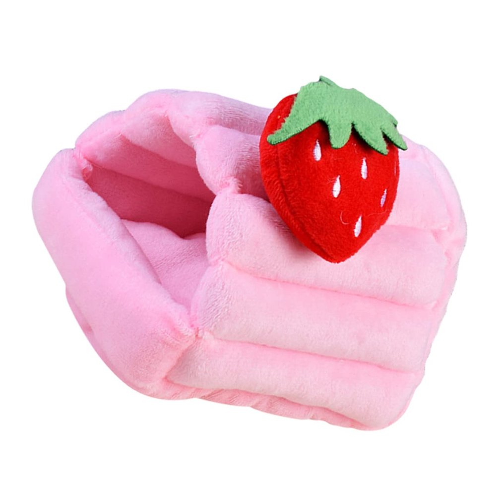 BCOATH Strawberry Design Small Animal Bed House
