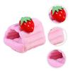 BCOATH Strawberry Design Small Animal Bed House view 2