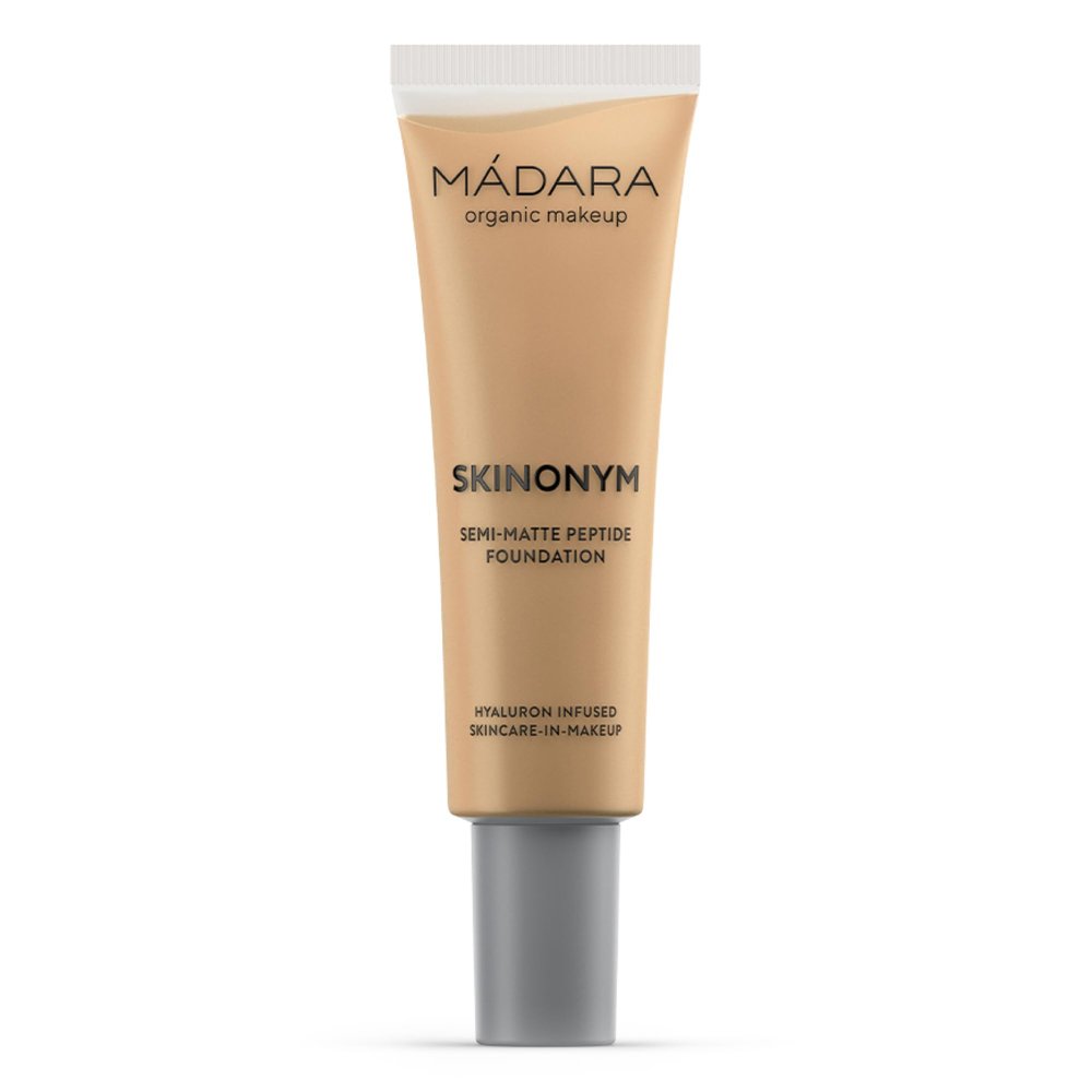MDARA SKINONYM Semi-Matte Peptide Foundation #50 Golden Sand, 30 ml