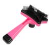 Surtep Self-Cleaning Coat Buster Brush 20 x 12 x 5cm Pink view 1