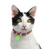 Personalized Pet ID Tag, Custom Engraved, Red, 25 x 25 mm view 3