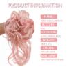 Long Messy Curly Synthetic Bun Hairpiece with Elastic Band view 2