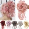 Long Messy Curly Synthetic Bun Hairpiece with Elastic Band view 4