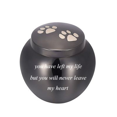 KETIME 45 x 45 mm Stainless Steel Pet Urn Memorial Pendant for Dogs and Cats
