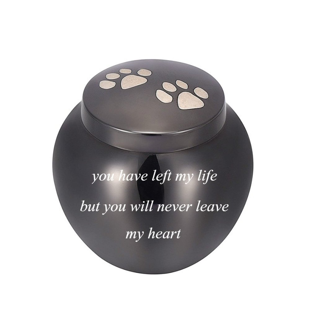 KETIME 45 x 45 mm Stainless Steel Pet Urn Memorial Pendant for Dogs and Cats