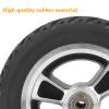SAGIDAR Replacement Wheelchair Caster Wheels, 15/18 cm, Black, 2-Pack view 4