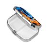 Ice and Fire Dragons Pill Organizer with 2 Compartments, Portable for Travel view 2