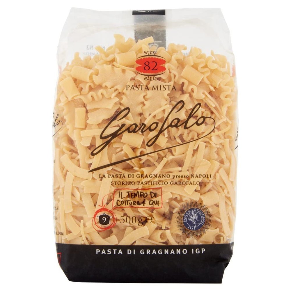 Italian Gourmet Pasta Mista No. 82 PGI, Neapolitan Pasta, 10 x 500 g