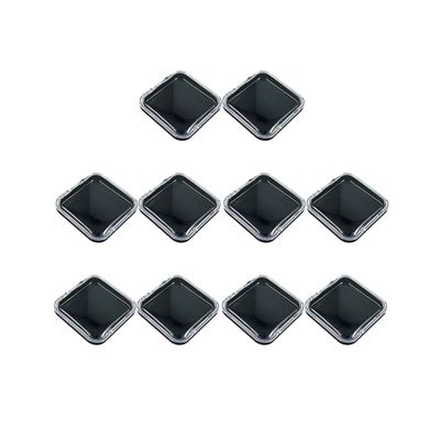 harayaa 10-Pack Black Press-On Nail Storage and Display Boxes