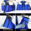 LOSCHEN Patient Transfer Positioning Pad with Handles, Blue, 100 x 120 cm view 2