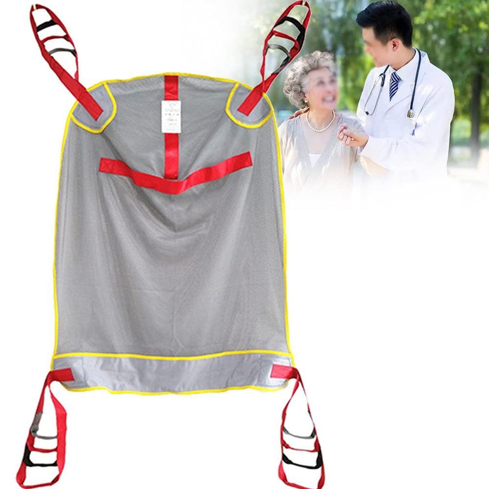 Patient Lift Sling with Head and Neck Support