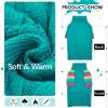 OUOBOB Dog Sweater, Turtleneck Winter Pullover, Green, Size L view 3