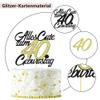 Sumerk 40th Birthday Cake Topper view 3