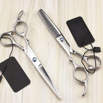 6-Inch ToothCut Hair Scissors Kit for Left-Handed Users