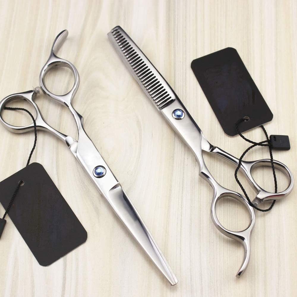 6-Inch ToothCut Hair Scissors Kit for Left-Handed Users
