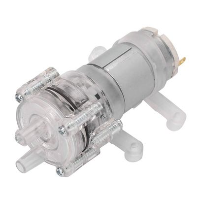 Diaphragm Pump, DC 12V Aquarium Mini Diaphragm Water Pump, High-Temperature-Resistant Transparent Diaphragm Water Pump