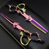 Professional Left-Handed Hairdressing Scissors, Thinning Scissors Set, 7-Inch Flat Cut view 3