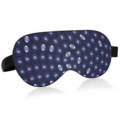 Unisex Blue Lucky Evil Eye Sleep Mask