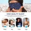 Unisex Blue Lucky Evil Eye Sleep Mask view 4