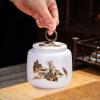 BRDECOR Small Hand-Painted Ceramic Keepsake Urn for Human Ashes view 4