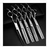 luckxuan Professional Hair Cutting Scissors, 6.0-Inch Stainless Steel, Color: 6 inch C view 3
