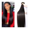 LUCBEI Indian Straight Human Hair Bundles, 8–40 Inches, Unprocessed Virgin Hair Weave, 1 Extension (Remy Hair, 30 Inches) view 1