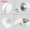 YANCAER 10-Pack 150 mL White Aluminum Tins with Screw-Top Lids view 3