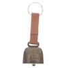 VANZACK Leather and Copper Pet Hanging Bell, Anti-Loss, Lightweight view 1