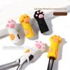HomeSoGood 12-Piece Silicone Nail Tool Covers, Cat Paw Design, 3 Colors view 4