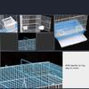SISWIM Large Bird Cage with Feeder Stand and Breeding Cage, Green, Size C view 3